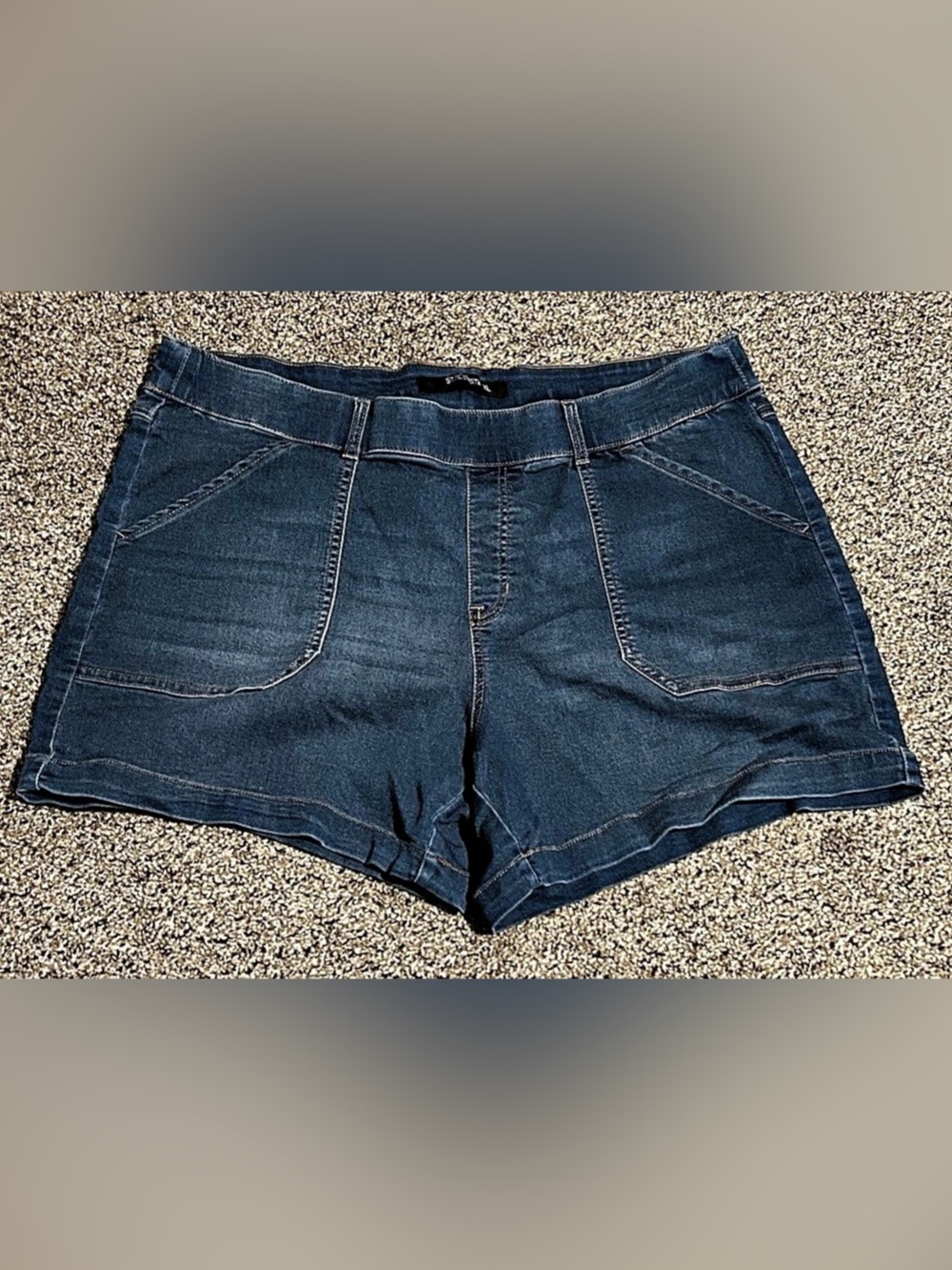 Stitch Star Denim Shorts Size XL
